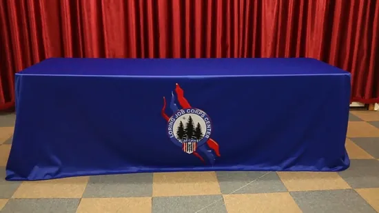 Custom Printed Table Cloth Throw 6FT Stretch Table Cover