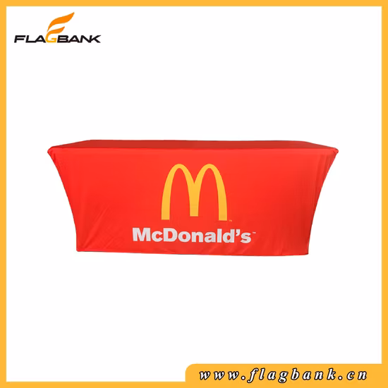 Custom Printed Table Cloth Throw 6FT Stretch Table Cover