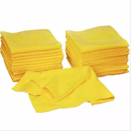 380GSM 40*40 см ткань для чистки из микрофибры с высокими и низкими волосами для очистки автомобиля